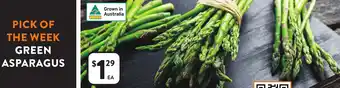 Foodworks GREEN ASPARAGUS offer