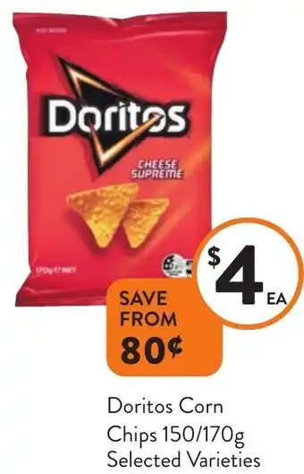 Doritos Corn Chips 150/170g