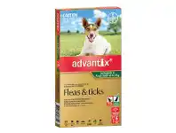 Advantix Fleas & Ticks for Puppies & Small Dogs Up to 4kg 6pk