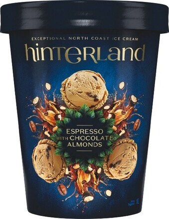 Woolworths Hinterland Ice Cream Tubs 1 Litre offer
