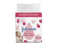 Johnson’s Baby Wipes Lightly Fragranced 3 x 80 Pack