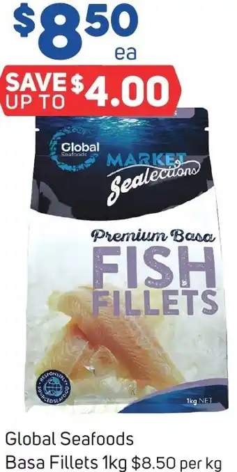 Foodland Global Seafoods Basa Fillets 1kg offer