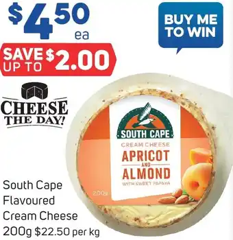 Foodland South Cape Flavoured Cream Cheese 200g offer