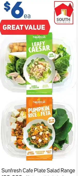 Foodland Sunfresh Cafe Plate Salad Range 190-300g offer