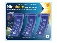 Nicabate Mini Lozenges Nicotine 4mg 60 Lozenges