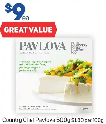 Foodland Country Chef Pavlova 500g offer