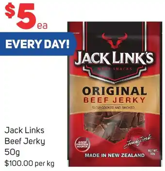 Foodland Jack Links Beef Jerky 50g offer