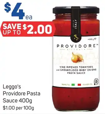 Leggo's Providore Pasta Sauce 400g