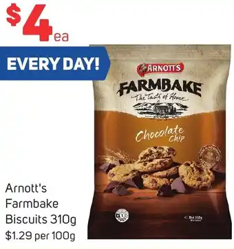 Foodland Arnott's Farmbake Biscuits 310g offer