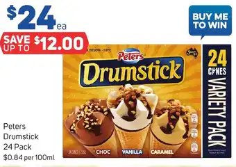 Foodland Peters Drumstick 24 Pack offer