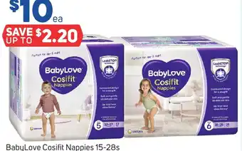 Foodland BabyLove Cosifit Nappies 15-28s offer