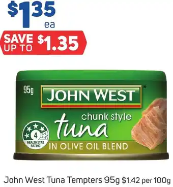 Foodland John West Tuna Tempters 95g offer