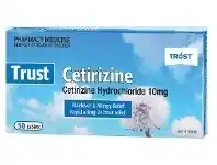 Star Discount Chemist Trust Cetirizine 10mg 50 Tablets offer
