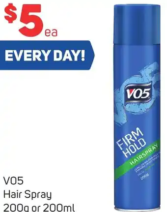 Foodland V05 Hair Spray 200g or 200ml offer