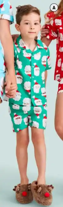 BIG W Kids Woven Christmas Pyjama Set Sizes 1-7 offer