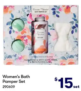BIG W Women's Bath Pamper Set offer