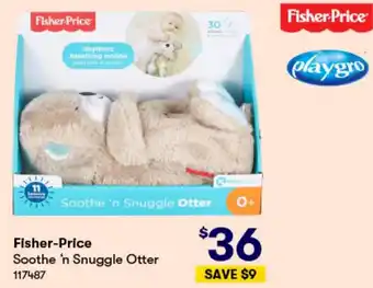 BIG W Fisher-Price Soothe 'n Snuggle Otter offer