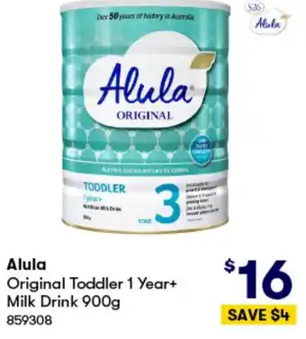 BIG W Alula Original Toddler 1 Year+ Milk Drink 900g offer