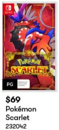 BIG W Pokémon Scarlet offer