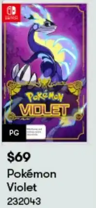 BIG W Pokémon Violet offer