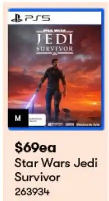 BIG W Star Wars Jedi Survivor offer