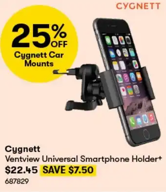BIG W Cygnett Ventview Universal Smartphone Holder+ offer