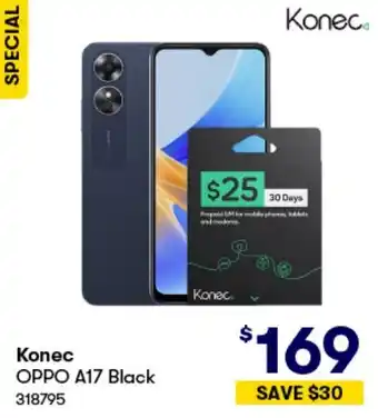 BIG W Konec OPPO A17 Black offer
