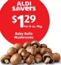 ALDI Baby Bella Mushrooms offer
