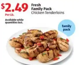 ALDI Fresh  Family Pack Chicken Tenderloins offer