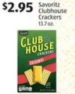 ALDI Savoritz Clubhouse Crackers 13.7 oz. offer