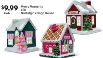 ALDI Merry Moments LED Nostalgic Village House offer