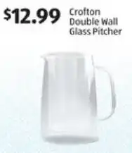 ALDI Crofton Double Wall Glass Pitcher offer