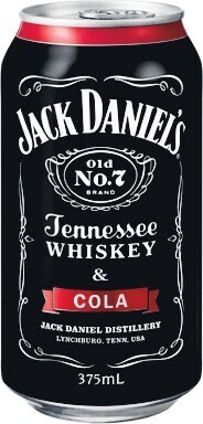 Woolworths Jack Danielu2019s & Cola Cans 24x375ml offer