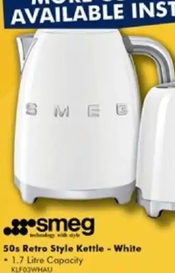 The Good Guys 50s Retro Style Kettle - White offer