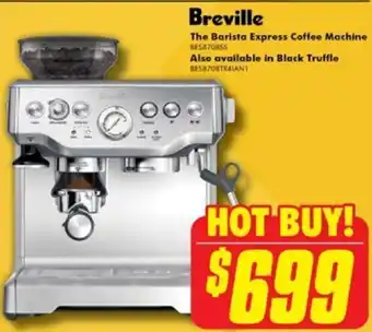 The Good Guys Breville The Barista Express Coffee Machine offer