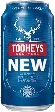 Woolworths Tooheys New Cans 24x375ml offer