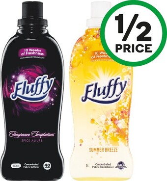 Woolworths Fluffy Fabric Softener 900ml u2013 1 Litre offer