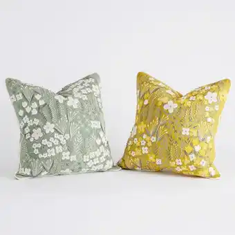 Pillow Talk Lily fields square cushion by habitat offer