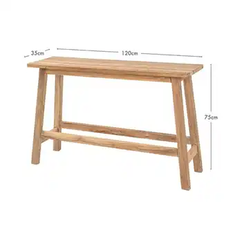 Pillow Talk Ward recycled teak console table by m.u.s.e offer