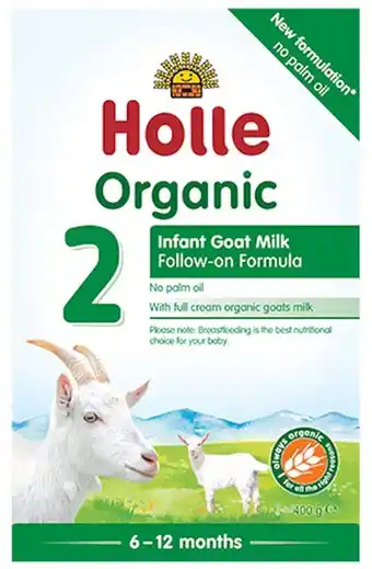 healthylife Holle organic goat milk 2 infant follow-on formula with dha 400g¹ offer