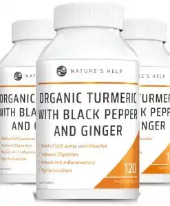 healthylife Nature's help organic turmeric with black pepper and ginger 3 pack offer