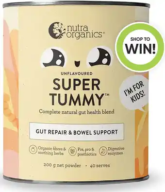 healthylife Nutra organics super tummy 200g offer