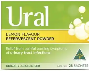 healthylife Ural lemon flavour effervescent powder 4g x 28 sachets offer