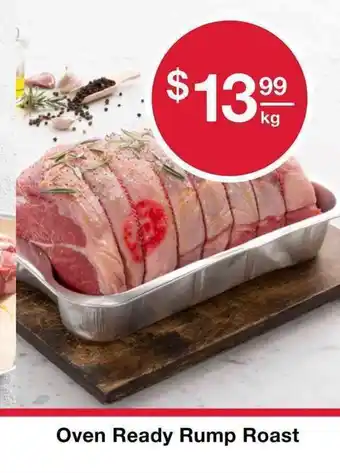 Australian Butchers Store Oven Ready Rump Roast offer