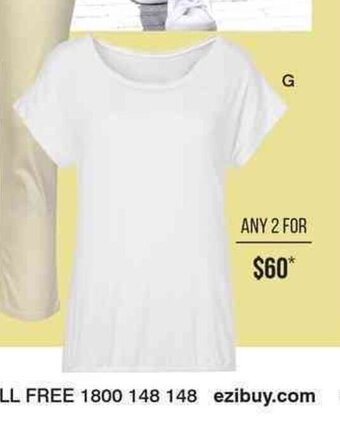 EziBuy Urban Round Neck Tee Style 21UA 262024 Any 2 offer