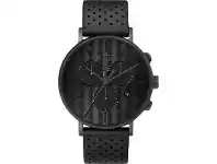 Bevilles Jewellery Timex Fairfield Supernova 41mm Black Dial With Black Leather Strap offer