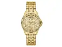 Bevilles Jewellery Guess Lady Comet Crystal and Gold Women's Watch GW0254L2 offer
