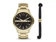 Bevilles Jewellery Armani Exchange Hampton Gold Men's Watch Gift Set AX7124 offer