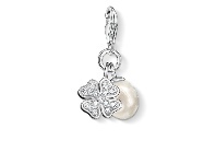 Bevilles Jewellery Thomas Sabo Charm Pendant "Cloverleaf With Pearl" offer