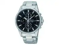 Bevilles Jewellery Seiko Chronograph Black Watch offer